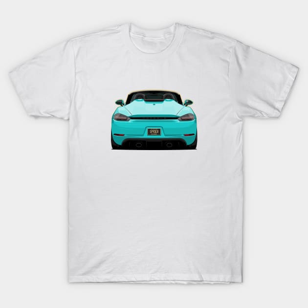 Mint Spyder T-Shirt by icemanmsc